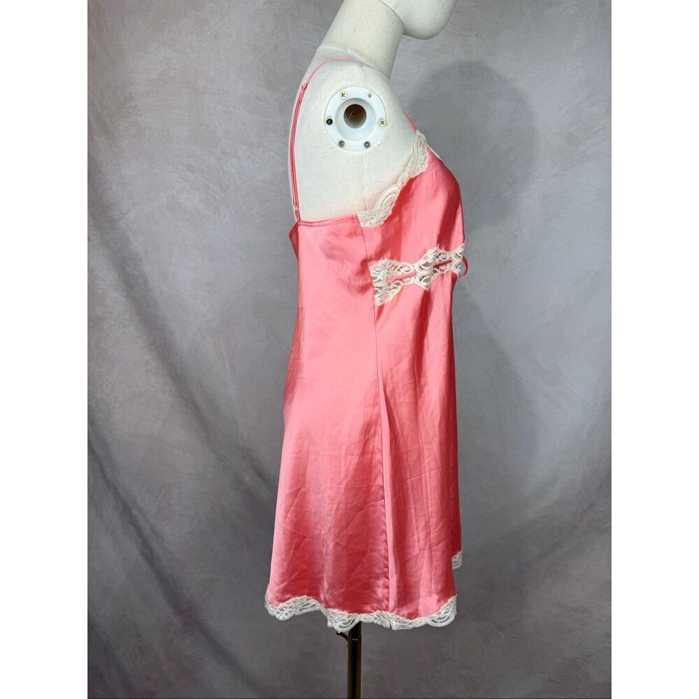 Vintage Victoria’s Secret Pink Baby Doll Lingerie Dress Large Y2K - Picture 5 of 8